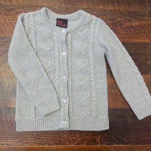 Gray girls cardigan